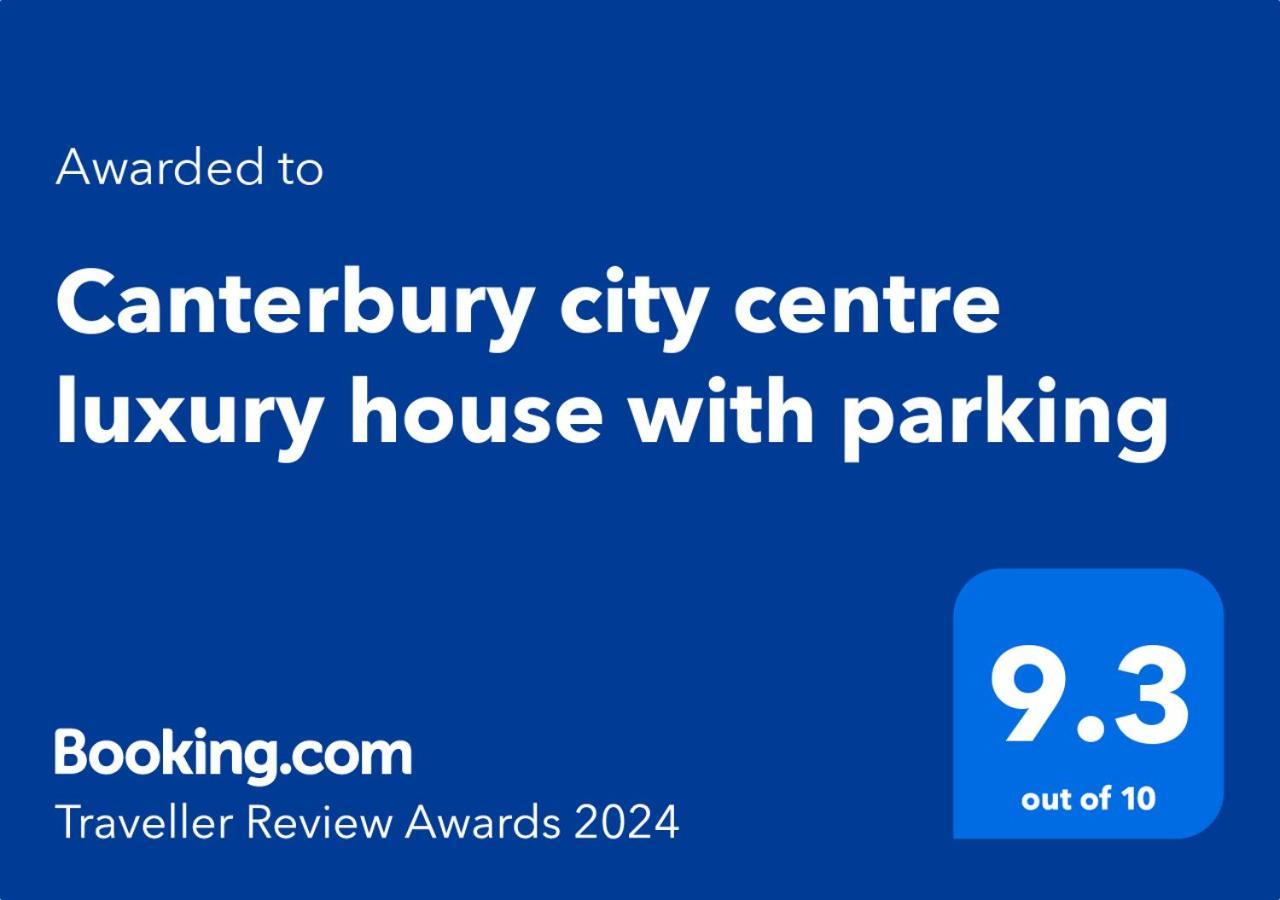 Luxury Central Home - Parking & Ev Point, Superking Bed แคนเทอร์เบอรี ภายนอก รูปภาพ